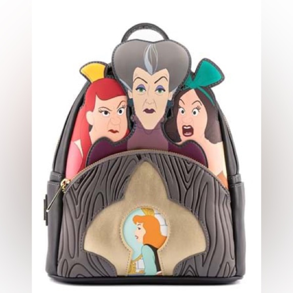 Loungefly Disney Evil Stepmother and Stepsisters Backpack